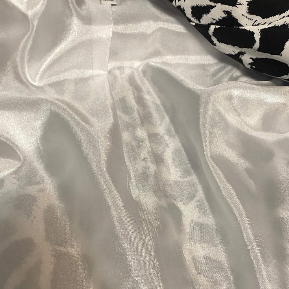 Kim Rogers Black & White Biker Punk Animal Print Teacher Classic Size 12 Blazer - Picture 7 of 7